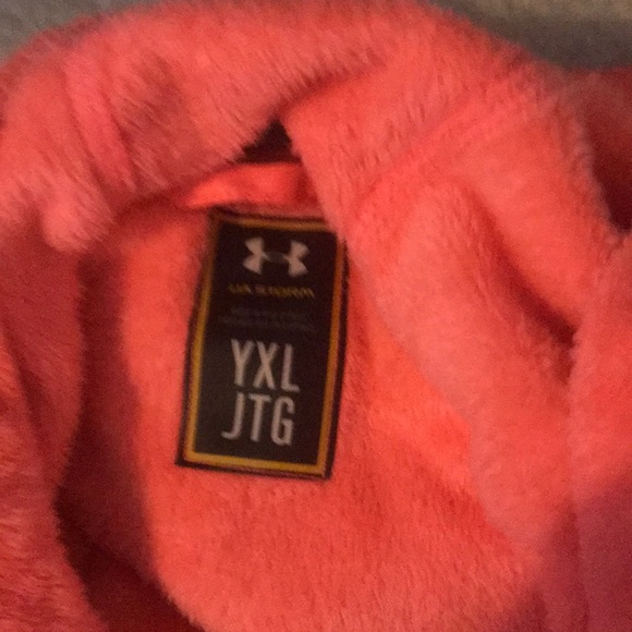 under armor hooded neon jacket - Picture 2 of 3